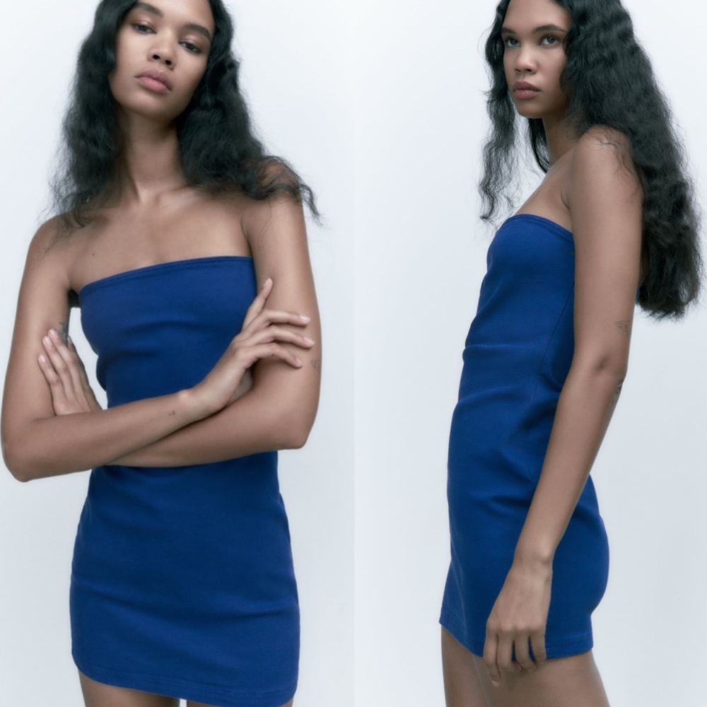 Zara Bandeau Strapless Dress